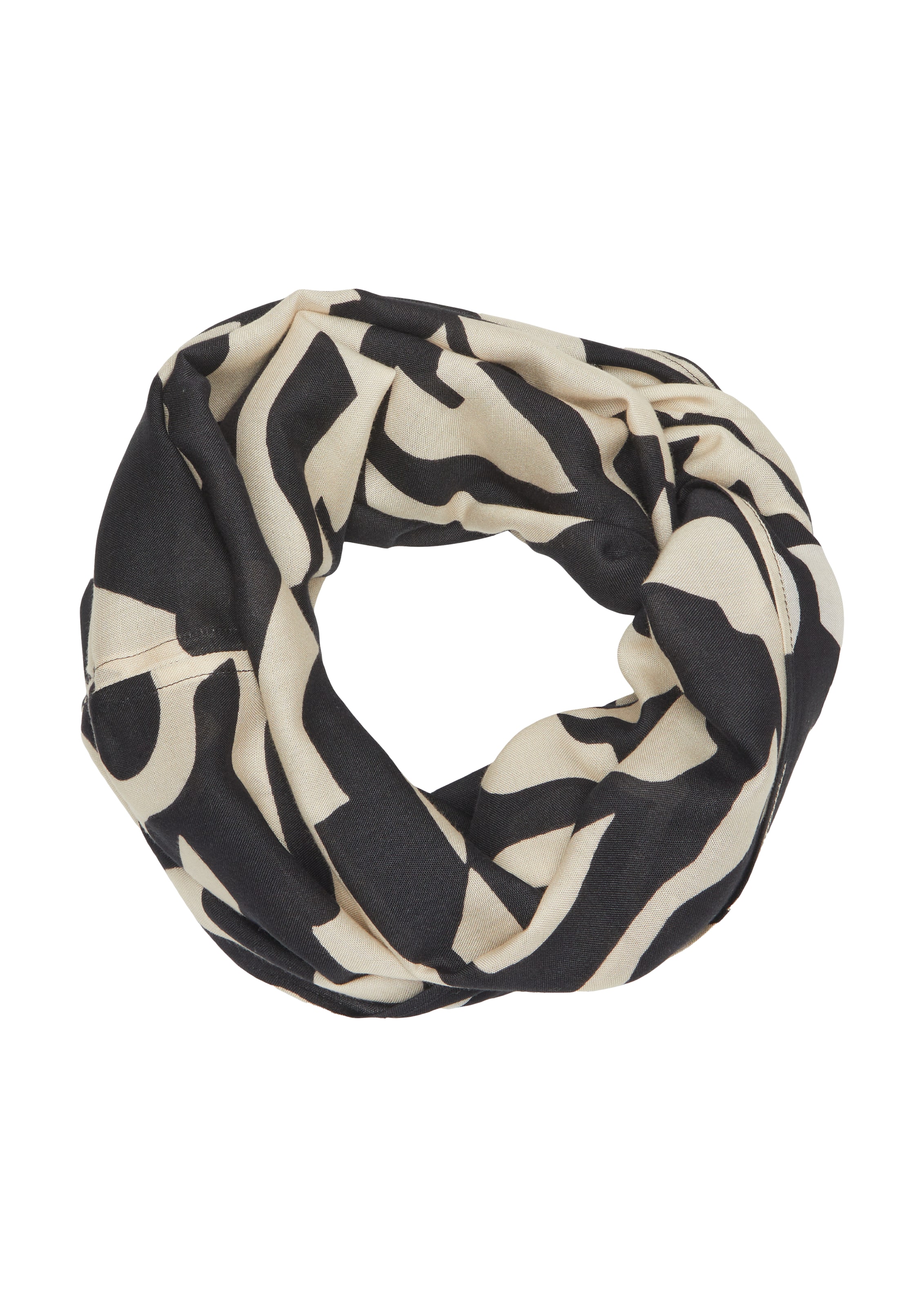 s.Oliver Schal in Schwarz: Vorderseite