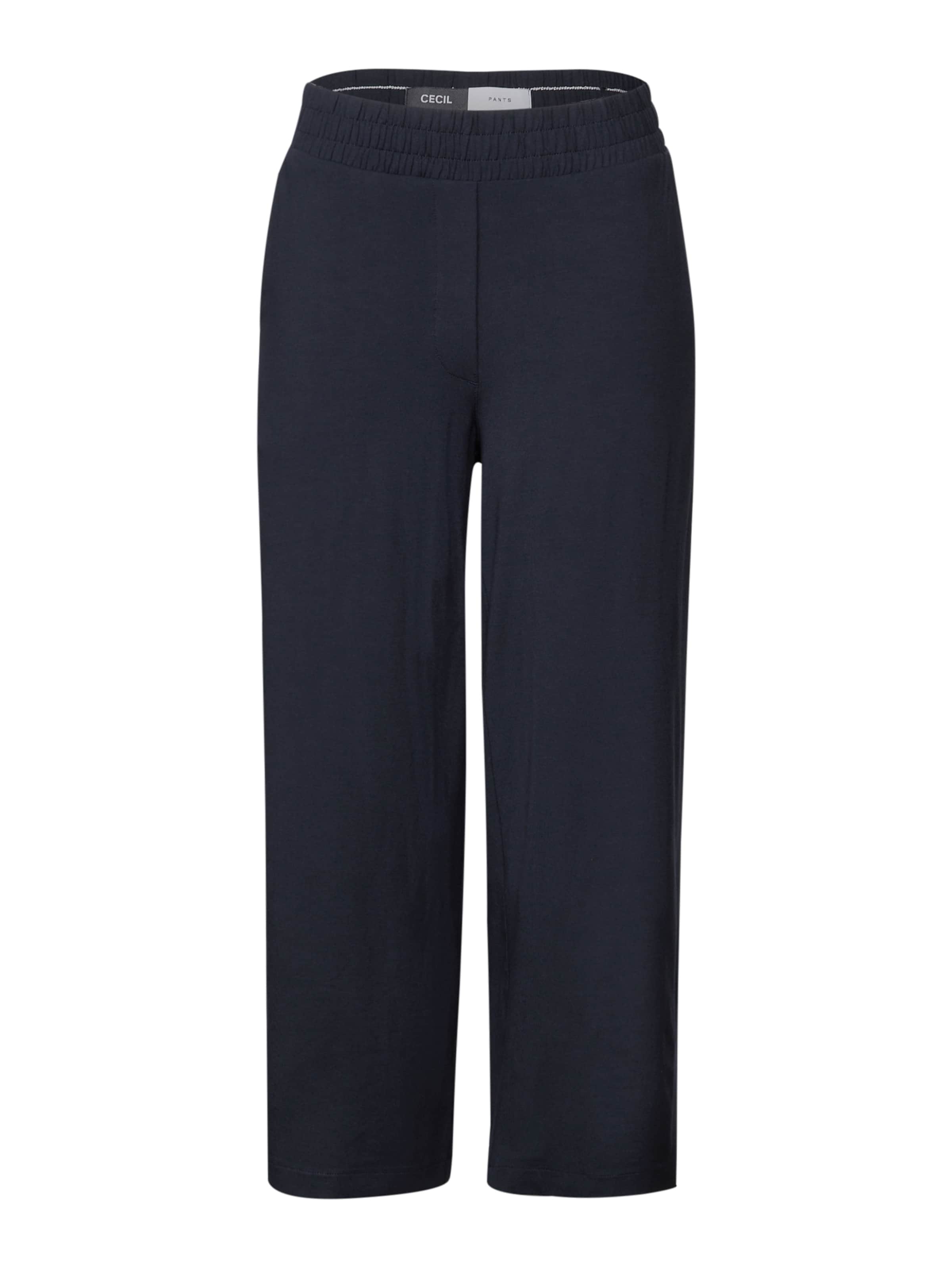 Wide Leg Pantalon 'Neele' CECIL en bleu : devant
