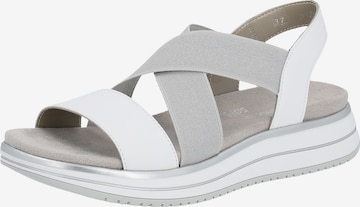 REMONTE Sandale in Weiß: Vorderseite