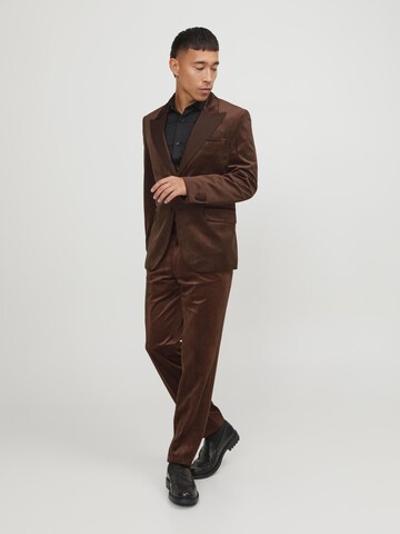 JACK & JONES Regular Suit in Brown