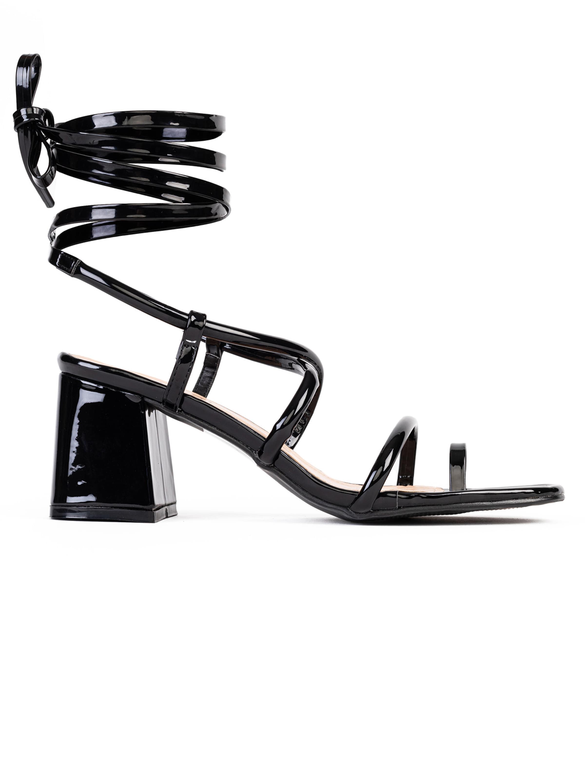 Sandales à lanières Celena en noir