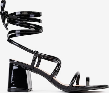 Celena Strap Sandals in Black