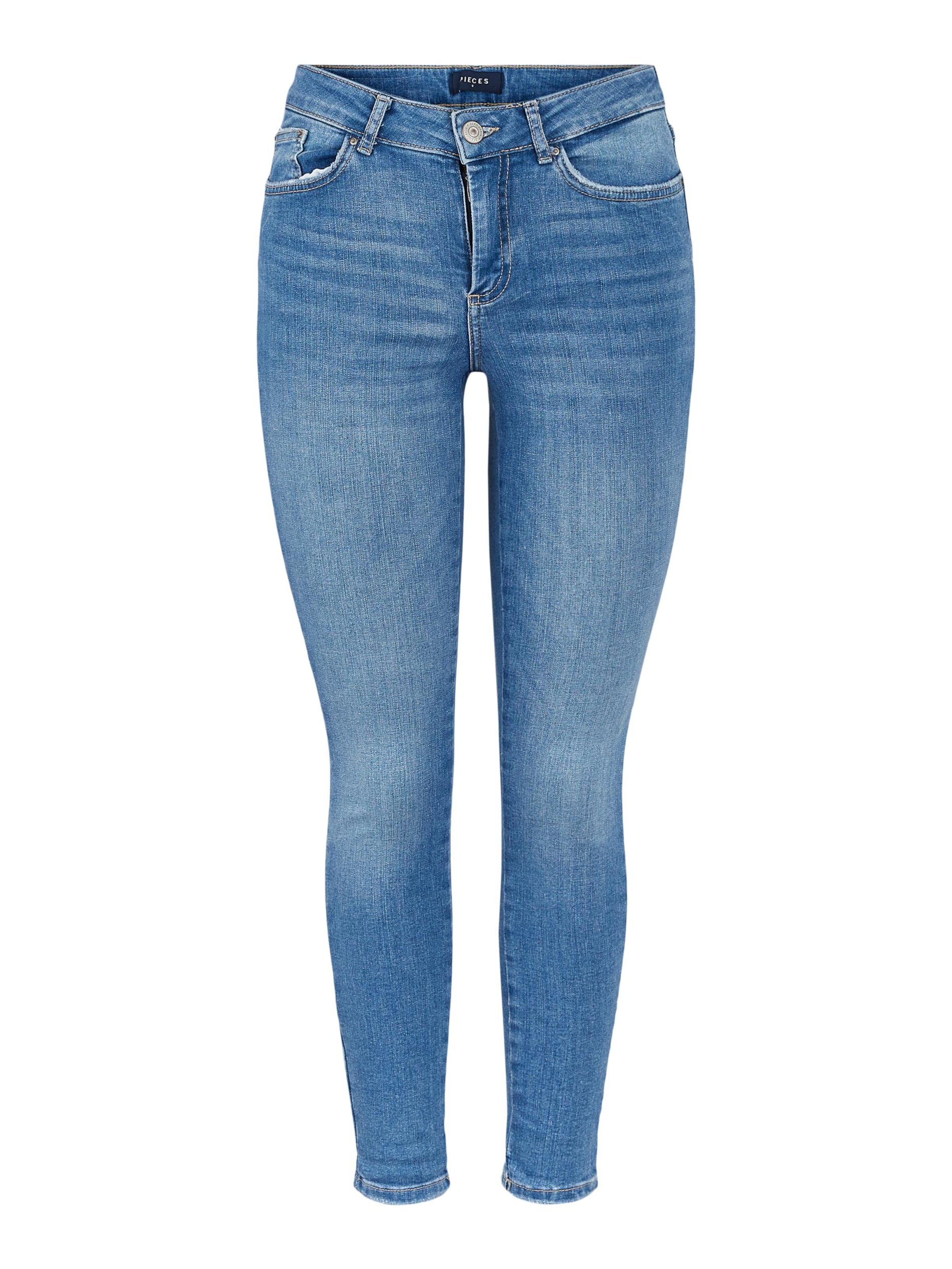Tu Es Mon Tresor Denim Slim-fit Jeans in het Zwart Dames Kleding voor voor Jeans voor Skinny jeans 