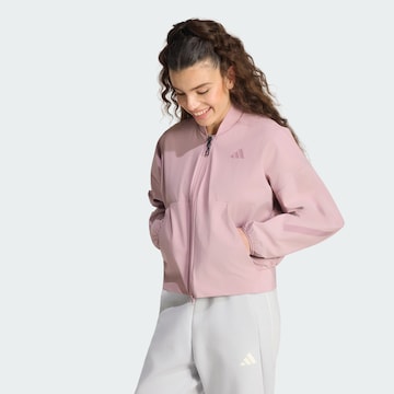 ADIDAS SPORTSWEAR - Casaco de treino 'Z.N.E.' em roxo: frente