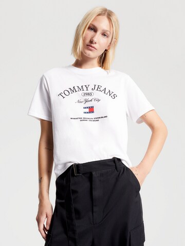Tommy Jeans Shirt in Weiß: predná strana