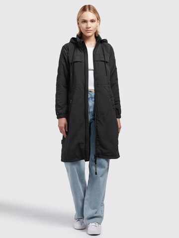 Manteau mi-saison 'Voya4' khujo en noir