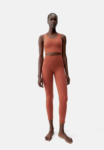 Born Living Yoga Skinny Leggings 'Annapurna' in Oranje