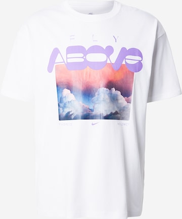 T-Shirt 'FLY ABOVE' Nike Sportswear en blanc : devant