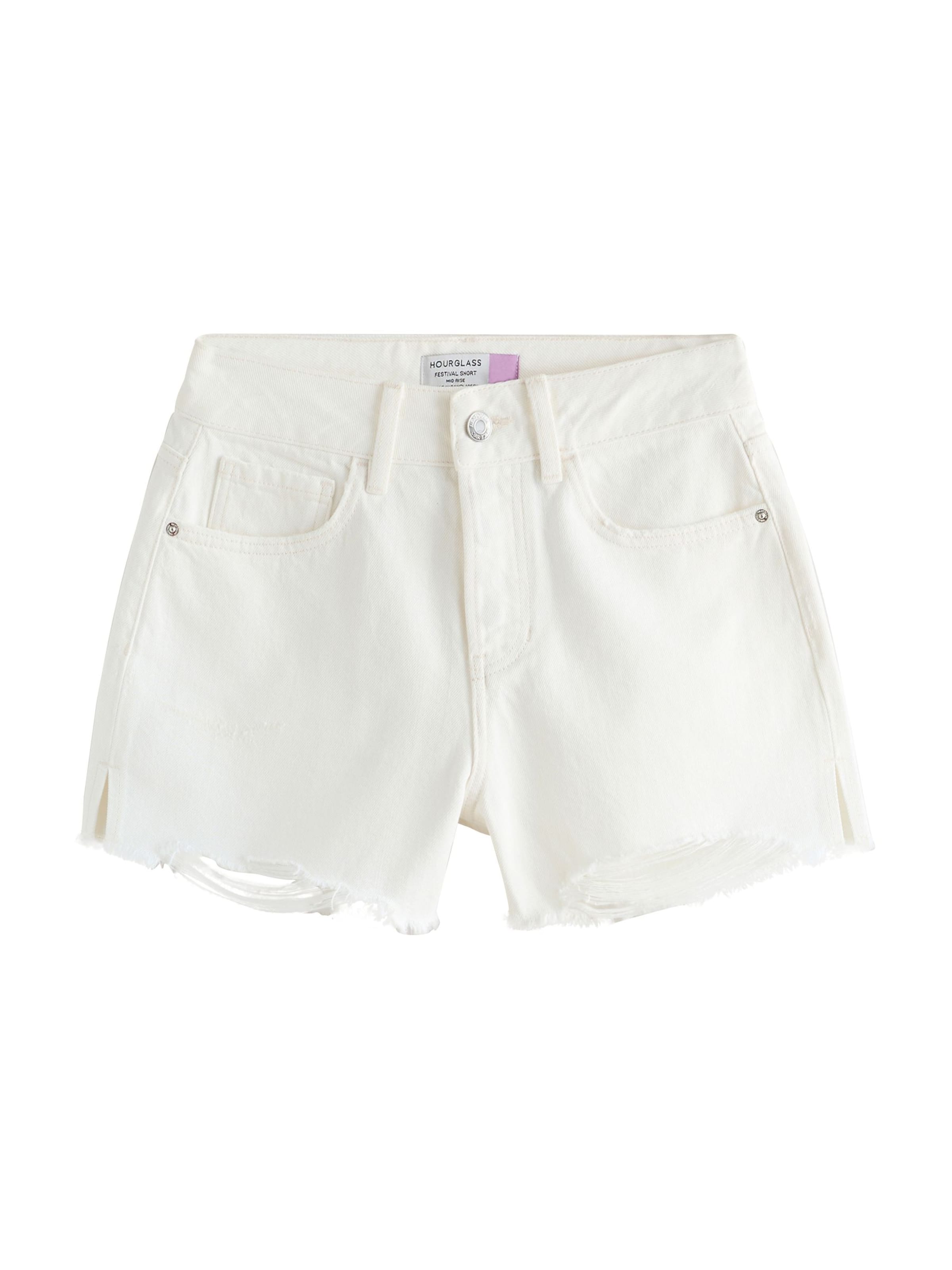 Next Regular Jeans in Wit: voorkant