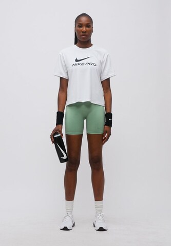 NIKE Skinny Sportnadrágok 'Pro' - zöld: elől