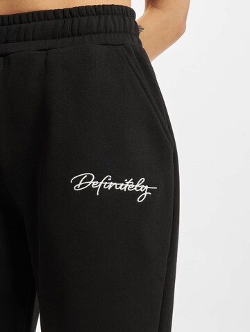 DEF Wide Leg Hose in Schwarz