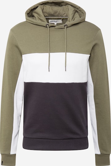 BLEND Sweatshirt in Night blue / Olive / White, Item view