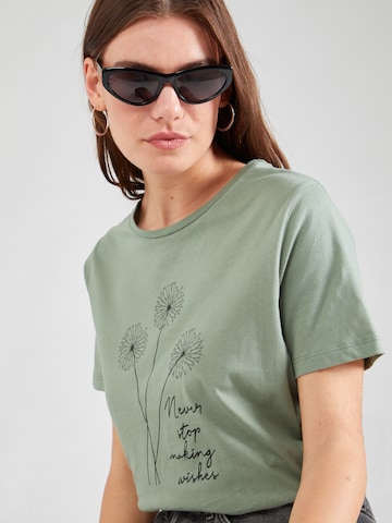 JDY T-Shirt 'FLORA' in Grün