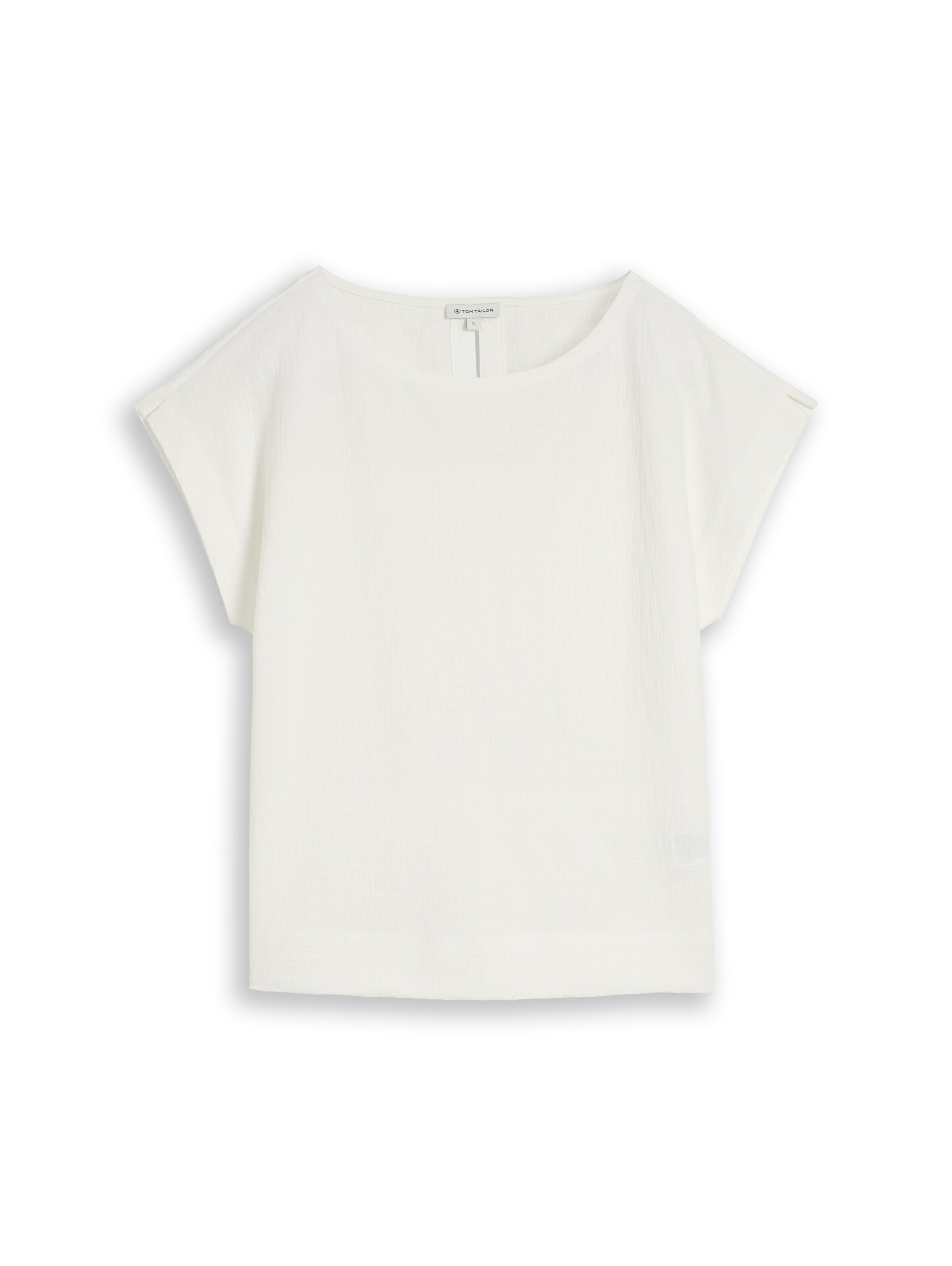 TOM TAILOR Shirt in White: front