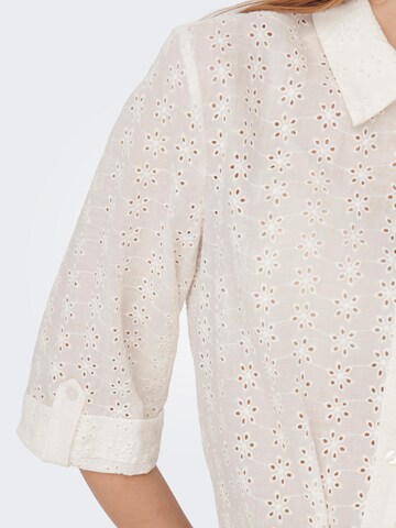 Camicia da donna 'Lola' di ONLY in bianco