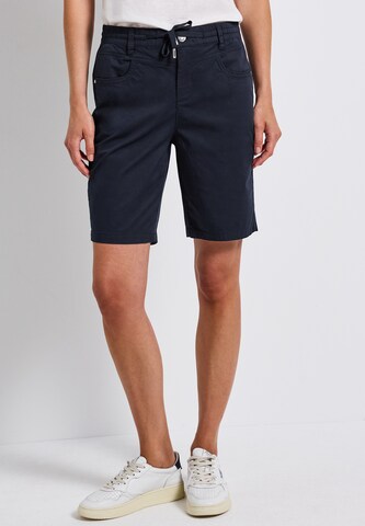 STREET ONE Regular Pants in Blue: front