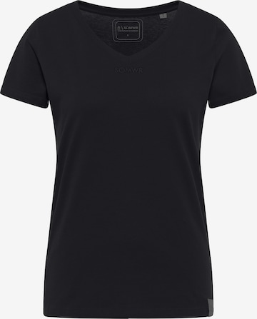 SOMWR Shirt 'KEY' in Zwart: voorkant
