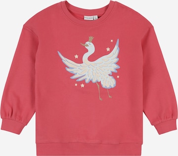 NAME IT Sweatshirt 'NMFVALONA' in Pink: front