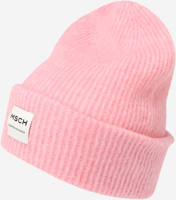 MSCH COPENHAGEN Beanie 'Hope' in Pink: front