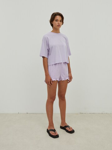 Regular Pantalon 'Rylan' EDITED en violet