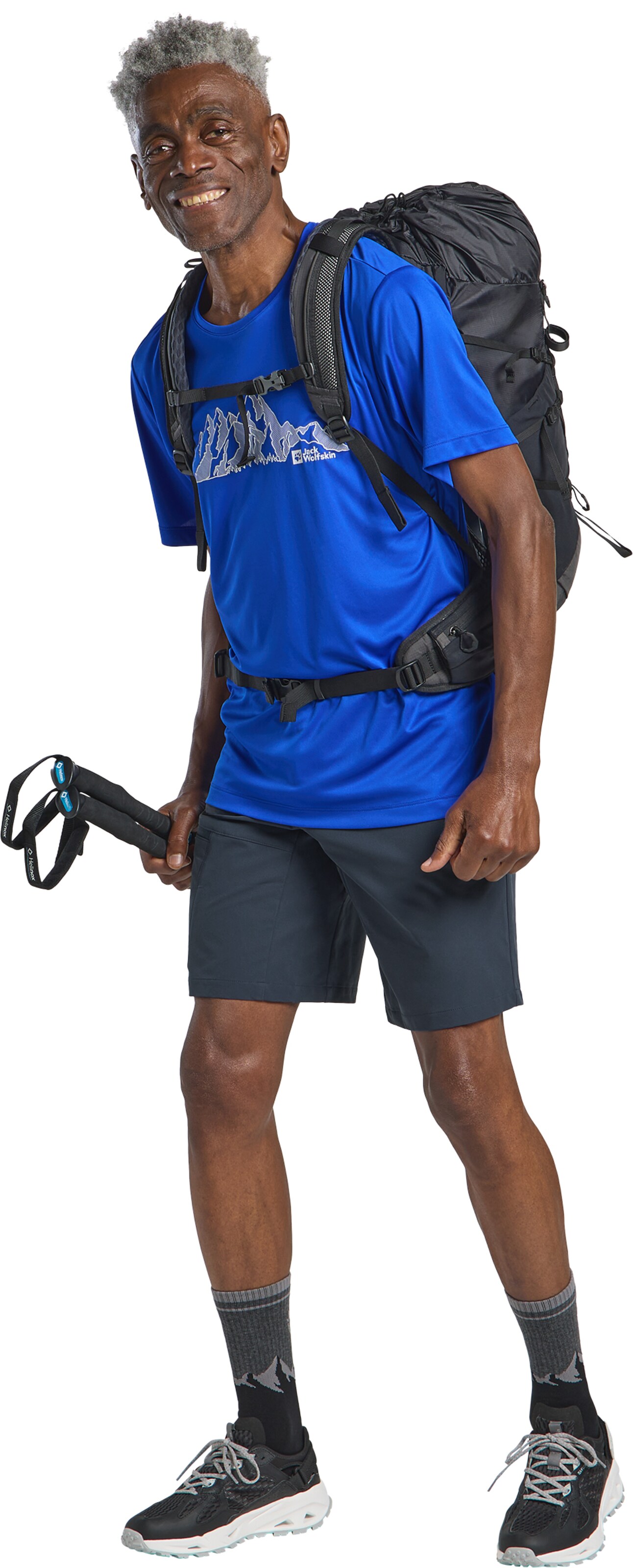 Regular Pantalon outdoor JACK WOLFSKIN en bleu