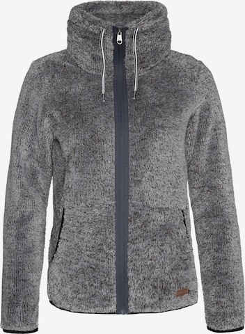 PROTEST Fleecejacke 'RIRI' in Grau: Vorderseite