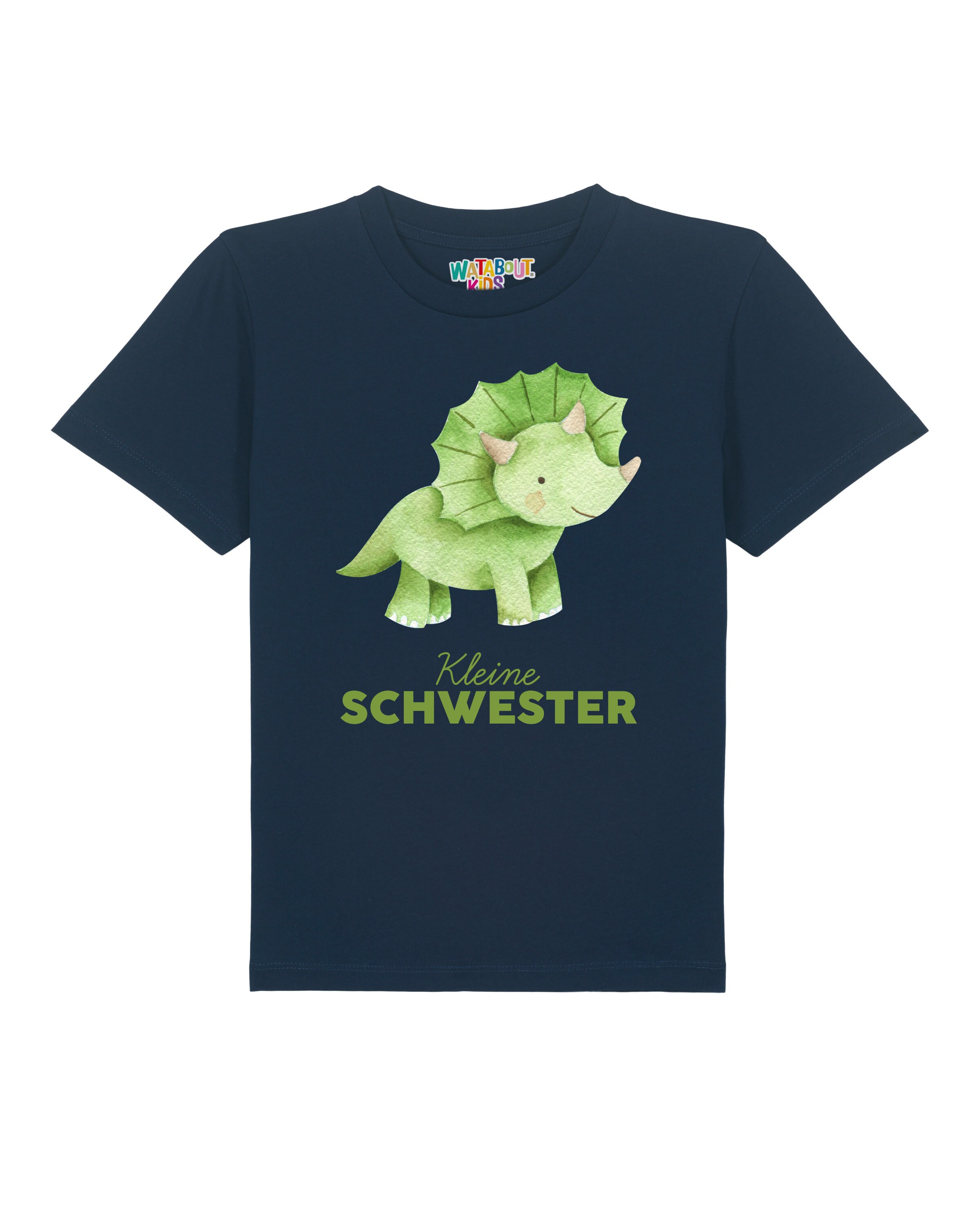 T-Shirt 'Dinosaurier' watabout.kids en bleu : devant