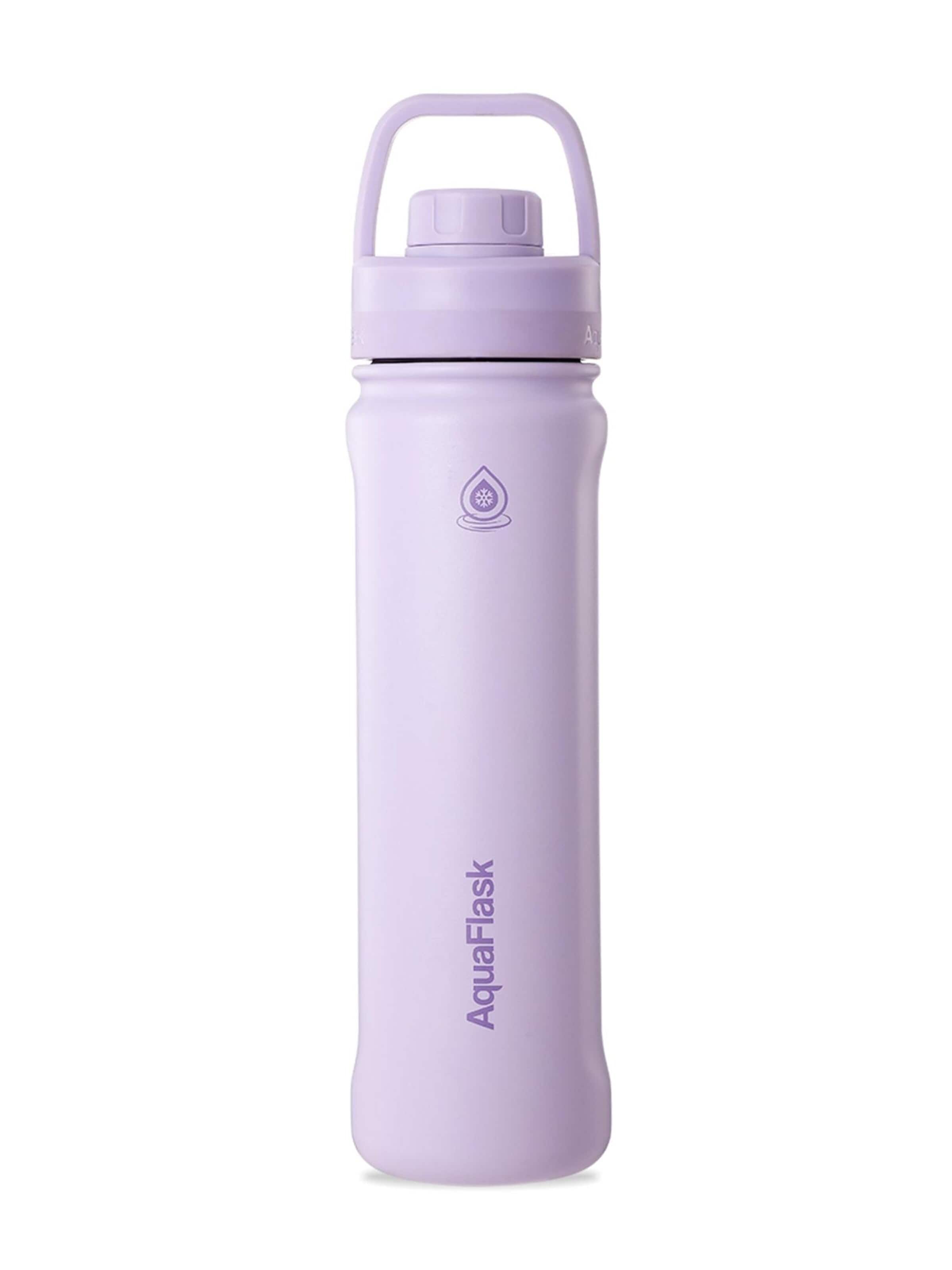 AquaFlask Láhev na vodu 'AquaFlask Termoláhev REGULAR+ 650 ml' – fialová: přední strana