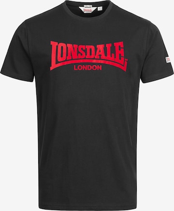 LONSDALE Shirt in Schwarz: Vorderseite