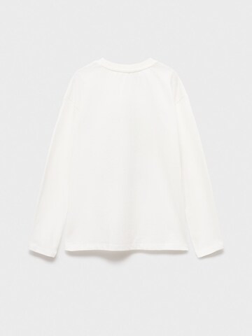 T-Shirt 'AVEMARVE' MANGO KIDS en blanc