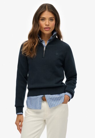 Superdry Trui in Blauw: voorkant