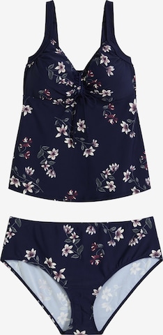 bonprix Tankini värissä sininen: etupuoli