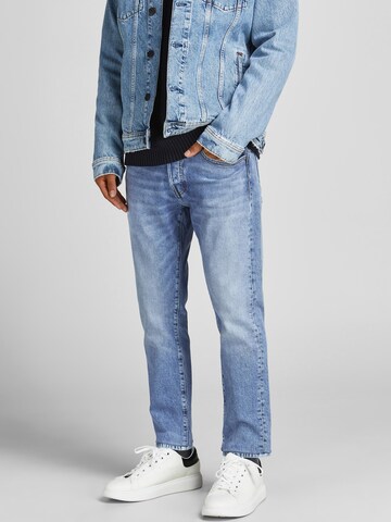 Regular Jeans de la JACK & JONES pe albastru: față