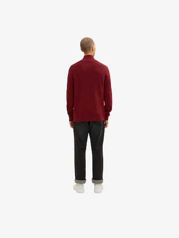 TOM TAILOR Sweater in Red