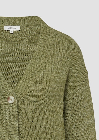 Cardigan s.Oliver en vert