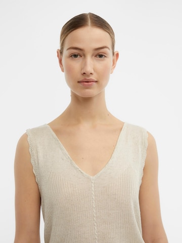 OBJECT Knitted Top 'Ruth' in Beige