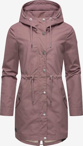 Ragwear Parka 'Canny' in Lila: predná strana