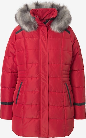 Veste d’hiver Ulla Popken en rouge : devant