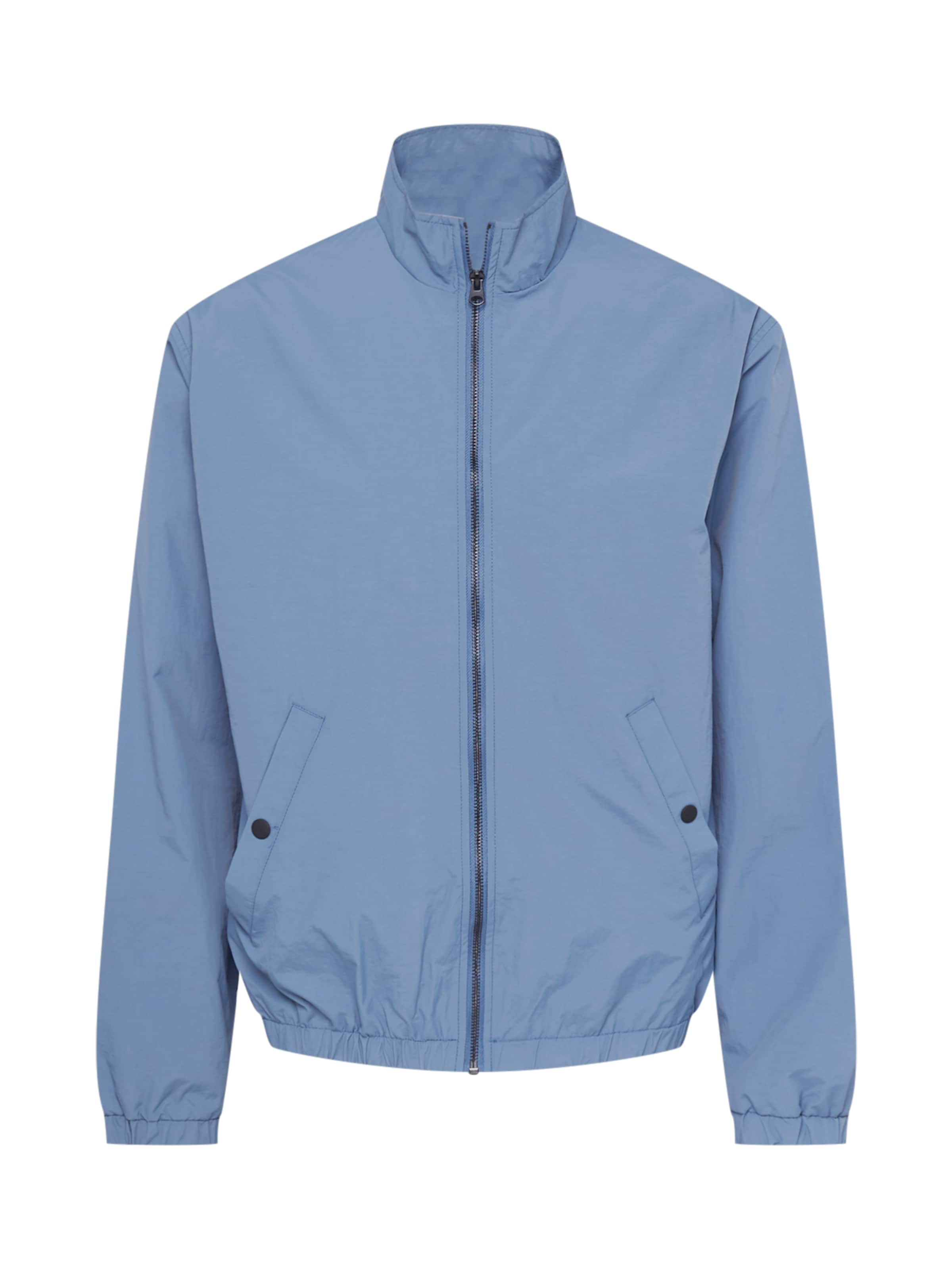 Veste mi-saison 'Harrington' BURTON MENSWEAR LONDON en bleu : devant
