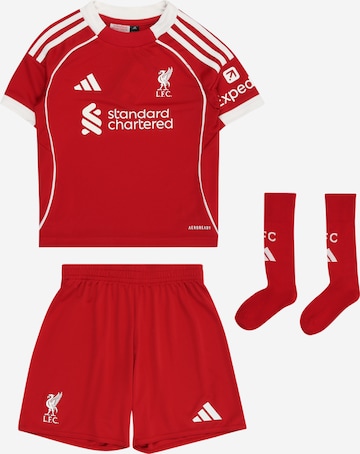 Costum de trening 'FC Liverpool 25/26' de la ADIDAS PERFORMANCE pe roșu: față