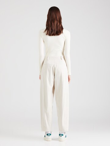 ECOALF Loose fit Pleat-front trousers 'JERTEALF' in Beige