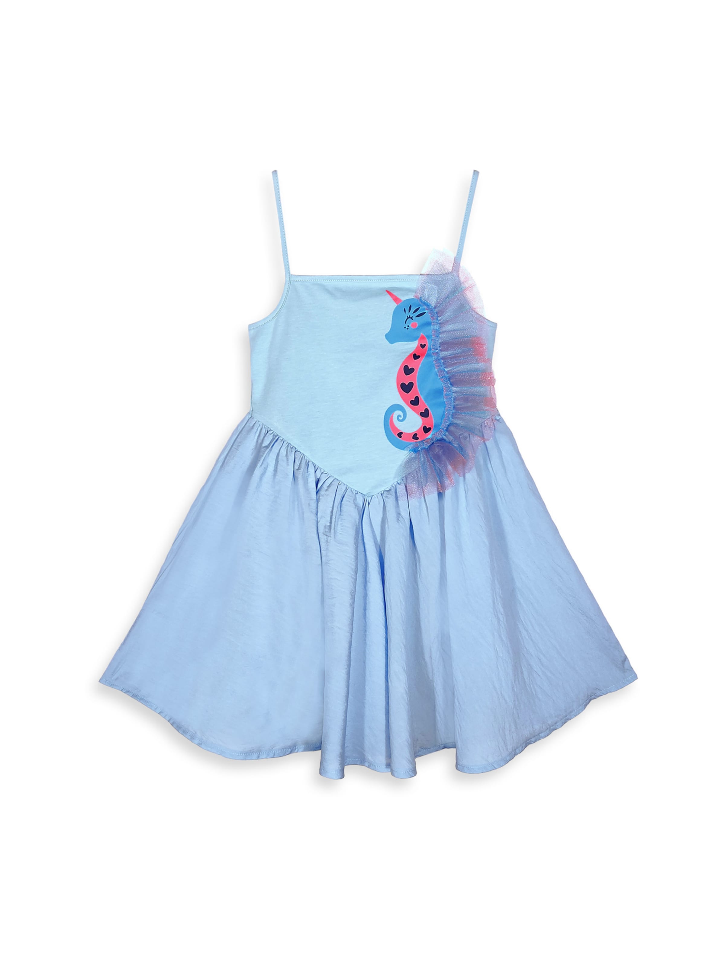 Denokids Kleid 'CFF-26Y1-043' in Blau: Vorderseite