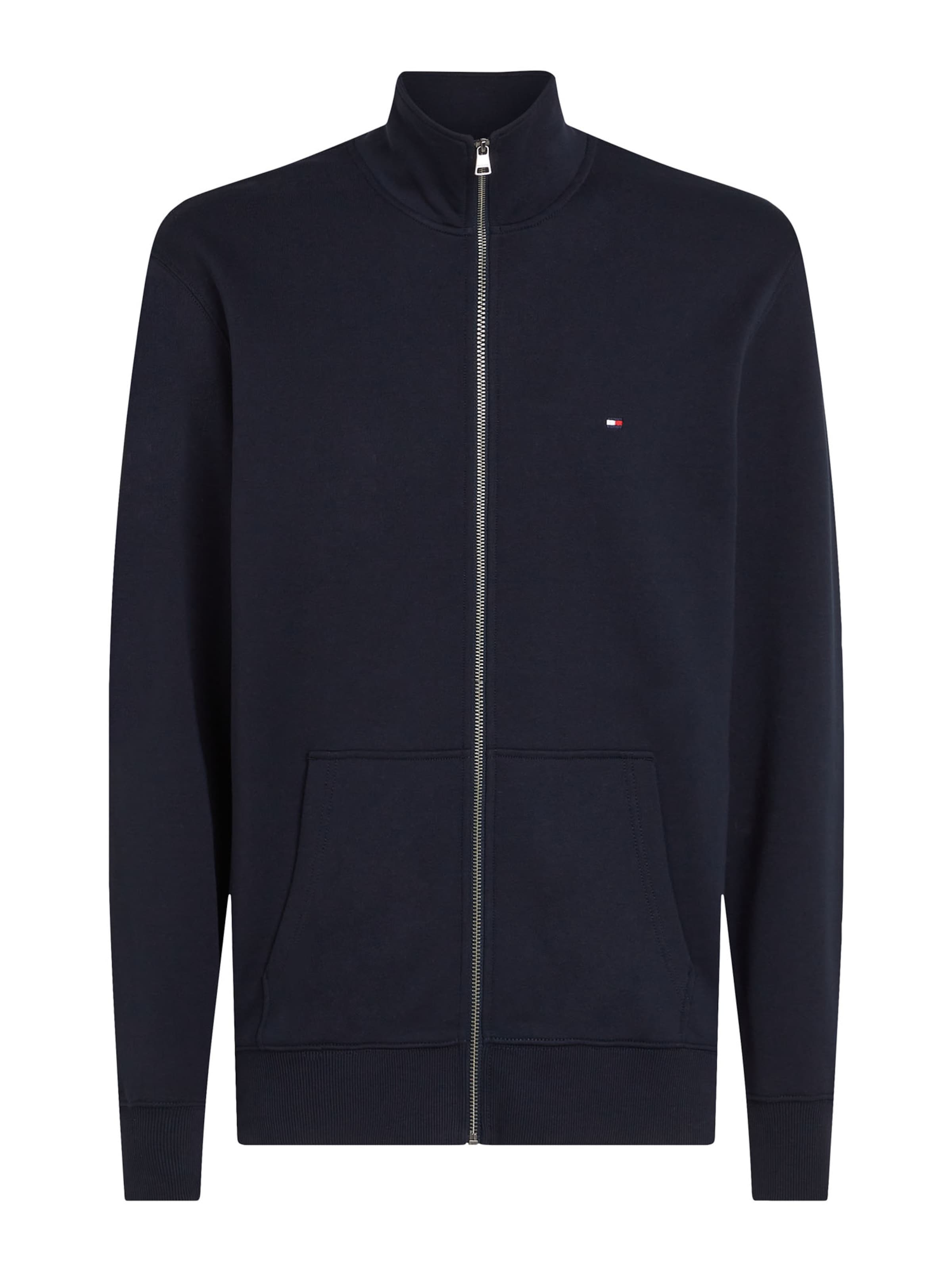 TOMMY HILFIGER - Casaco em moletão 'Essential' em azul: frente