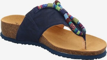 THINK! T-Bar Sandals 'Julia' in Blue