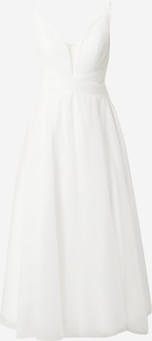 mascara Sukienka koktajlowa w kolorze biały: przód