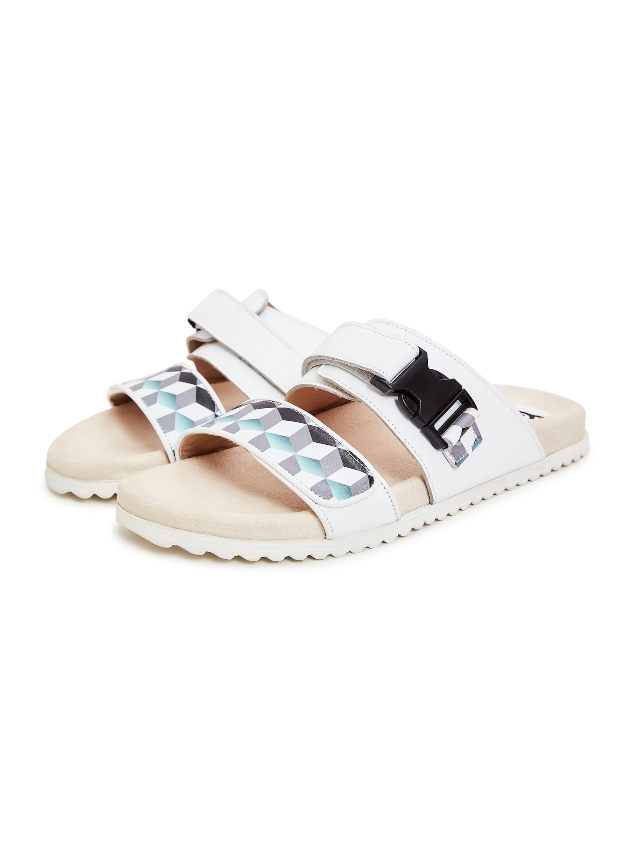 Mule 'Mules' CESARE GASPARI en blanc