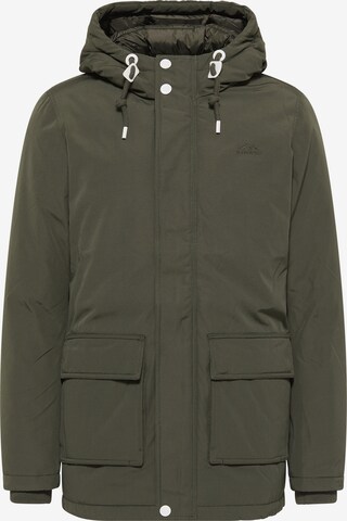 ICEBOUND Winter Jacket in Green: front