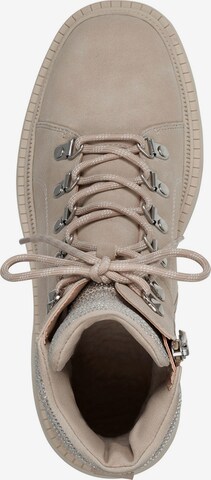 TAMARIS Veterlaarsjes in Beige