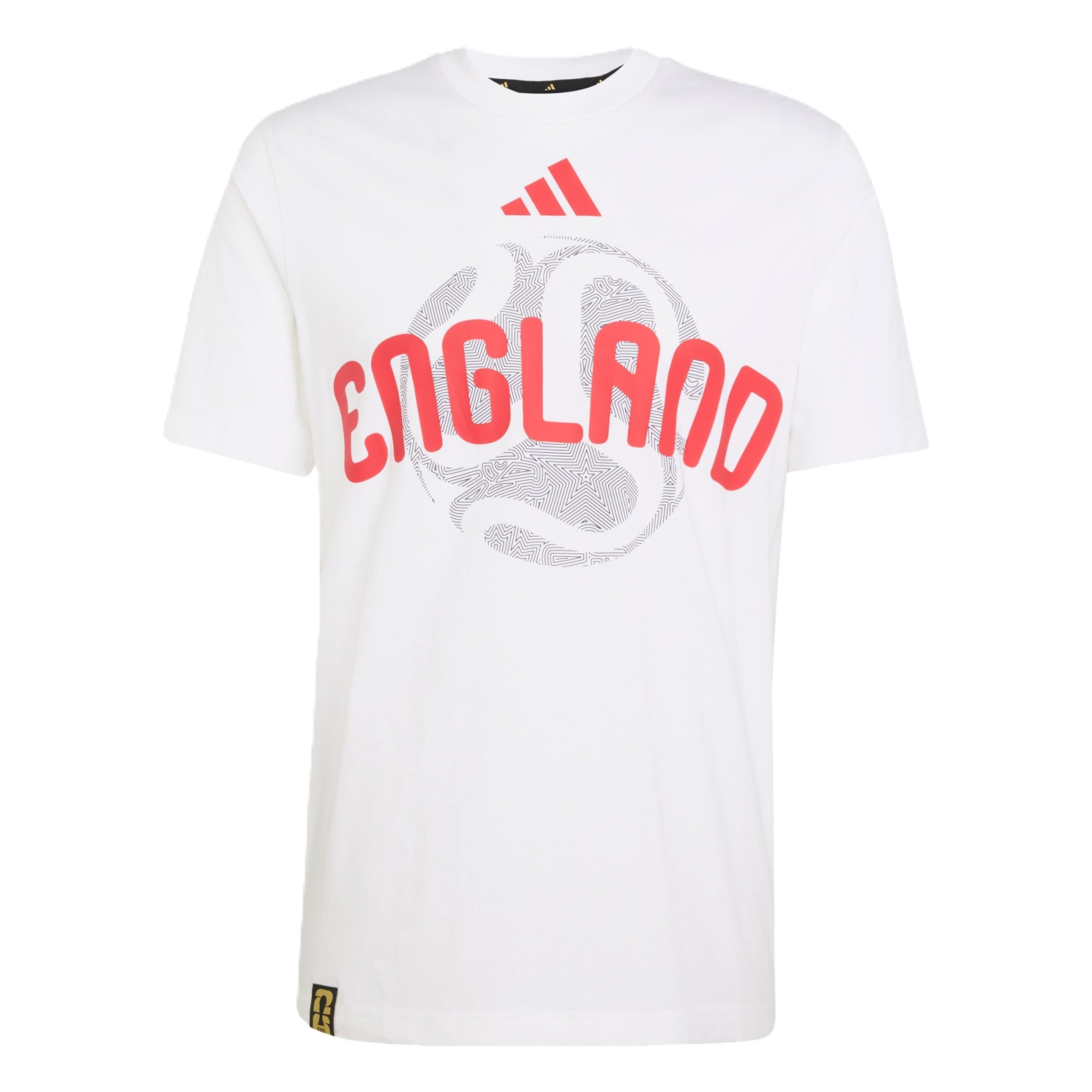 ADIDAS PERFORMANCE - Camisa funcionais 'FIFA Fussball-Weltmeisterschaft 26™ England' em branco: frente