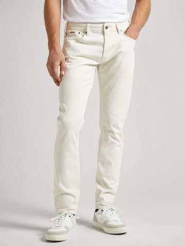 Pepe Jeans Slim fit Jeans in White: front